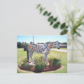 Pferdestatue Postkarte (Stehend Vorderseite)