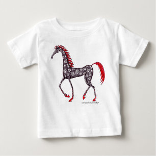 Pferdestifttinte, die Baby-T - Shirtentwurf Baby T-shirt
