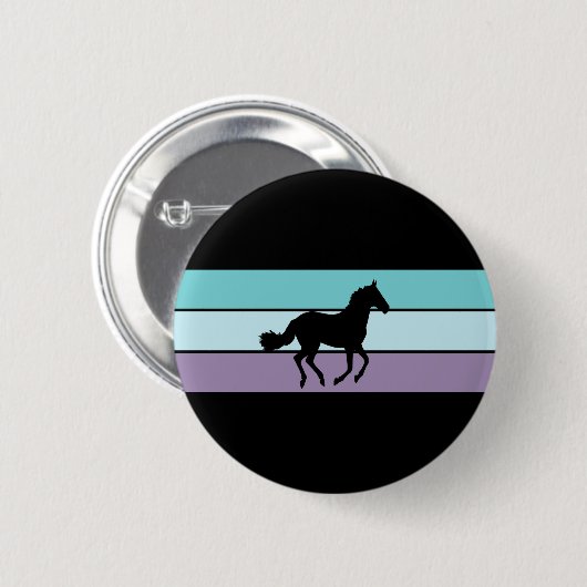 Pferdestreifen Button (Vorne & Hinten)