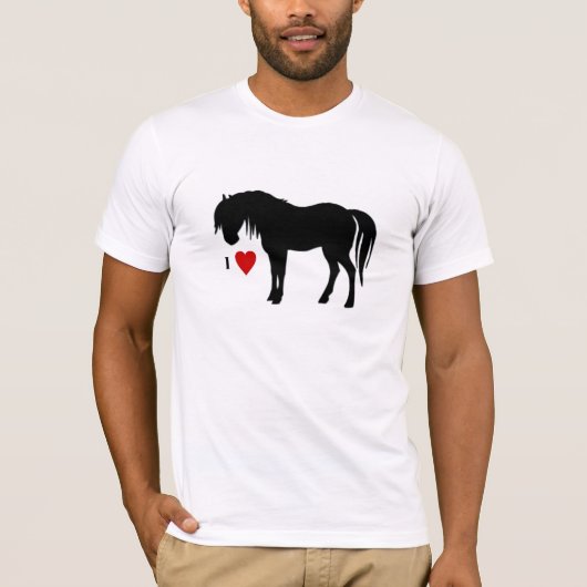 Pferdet-shirt T-Shirt (Vorderseite)