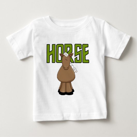Pferdet-shirts und -geschenke baby t-shirt (Vorderseite)