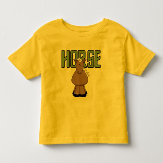 Pferdet-shirts und -geschenke kleinkind t-shirt (Vorderseite)