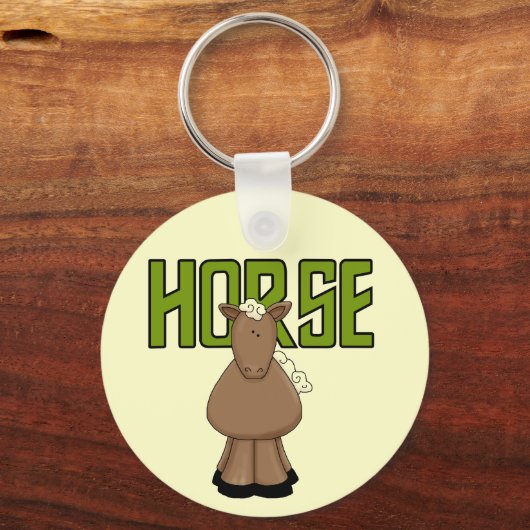 Pferdet-shirts und -geschenke schlüsselanhänger (Vorderseite)