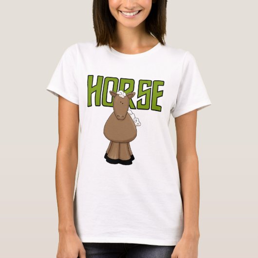 Pferdet-shirts und -geschenke T-Shirt (Vorderseite)