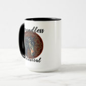 Pferdetasse „Grenzenloses Potenzial – Majestätisch Tasse (Vorderseite Links)