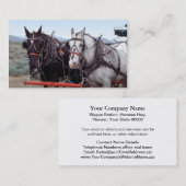 Pferdeteam-Visitenkarte Visitenkarte (Vorne/Hinten)