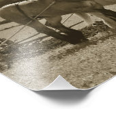 Pferdeteppich Fotodruck (Ecke)