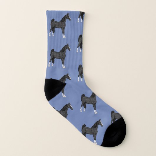 Pferdethema American Saddlebred Horse Socken (Links - Innen)