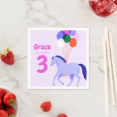 Pferdethema Geburtstagsparty Serviette (Beispiel)