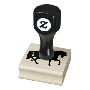 Pferdethema-Tierentwurf Gummistempel