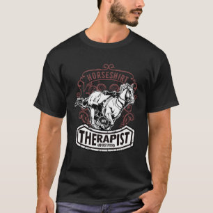 Pferdetherapie beste Freundin Mädchen T-Shirt