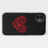 Pferdetier Lover Gewittertes Herzpferd Case-Mate iPhone Hülle (Rückseite (Horizontal))