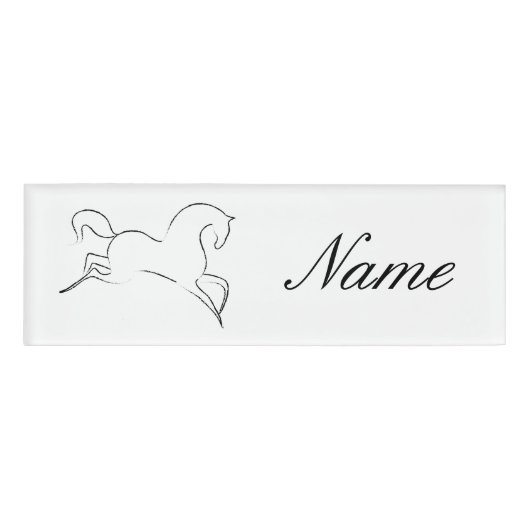 Pferdetier Thunder_Cove Namenschild (Vorderseite)