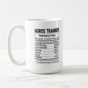 Pferdetrainer Ernährung 11oz Tasse