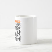 Pferdetrainer Ich versuche Dinge zu Lustigen Sprüc Kaffeetasse (Mittel)