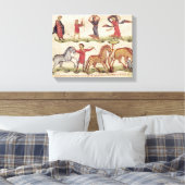 Pferdetrainer Leinwanddruck (Insitu (Schlafzimmer))