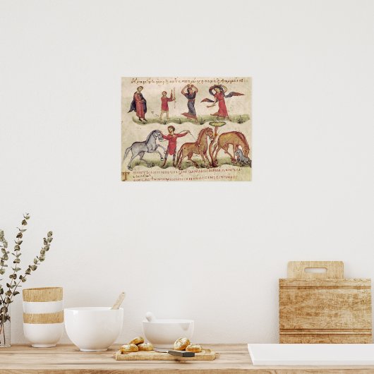 Pferdetrainer Poster (Küche)