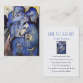 Pferdetrainer-Reitlehrer - doppelseitig Visitenkarte (Vorne/Hinten)