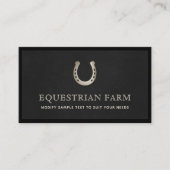 Pferdetrainer-Visitenkarte Visitenkarte (Vorderseite)