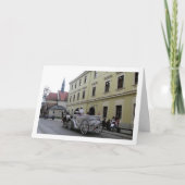 Pferdetransport in Krakau, Polen Karte (Vorderseite)