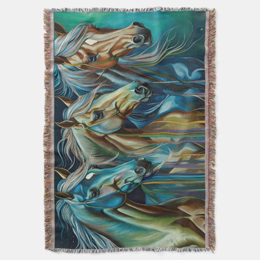 Pferdetrio Decke (Vorderseite Vertikal)