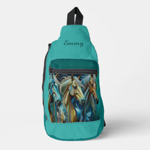 Pferdetrio - Pferdefreunde Crossbody Bag
