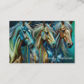 Pferdetrio Visitenkarte (Vorderseite)