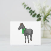 Pferdetuch Postkarte (Stehend Vorderseite)