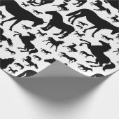 Pferdeumschlagpapier oder Entpackpapier Geschenkpapier (Ecke)