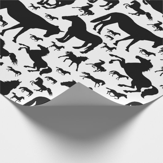 Pferdeumschlagpapier oder Entpackpapier Geschenkpapier (Ecke)