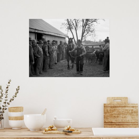 Pferdeverkauf, 1939 poster (Küche)