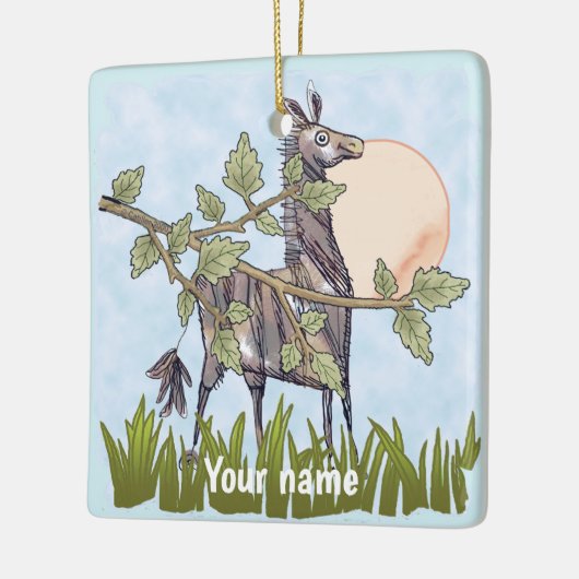 Pferdeversteck Keramikornament (Links)