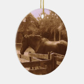 Pferdeverzierung Keramik Ornament (Rechts)