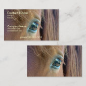 Pferdevisions-Visitenkarte Visitenkarte (Vorne/Hinten)