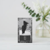 PferdeVisitenkarte Visitenkarte (Stehend Vorderseite)