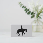 PferdeVisitenkarte Visitenkarte (Stehend Vorderseite)