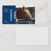 PferdeVisitenkarte Visitenkarte (Vorne/Hinten)