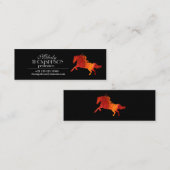 PferdeVisitenkarten Mini Visitenkarte (Vorne/Hinten)