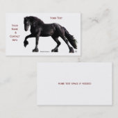 PferdeVisitenkarten Visitenkarte (Vorne/Hinten)