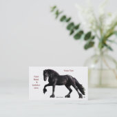 PferdeVisitenkarten Visitenkarte (Stehend Vorderseite)