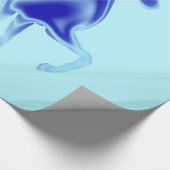 Pferdewackelpapier Geschenkpapier (Ecke)