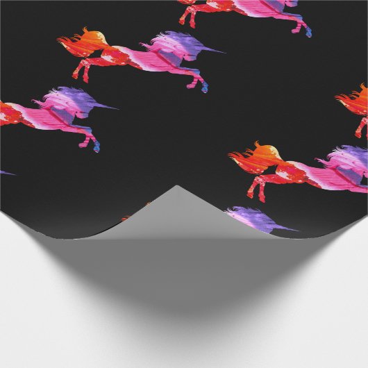 Pferdewackelpapier Geschenkpapier (Ecke)