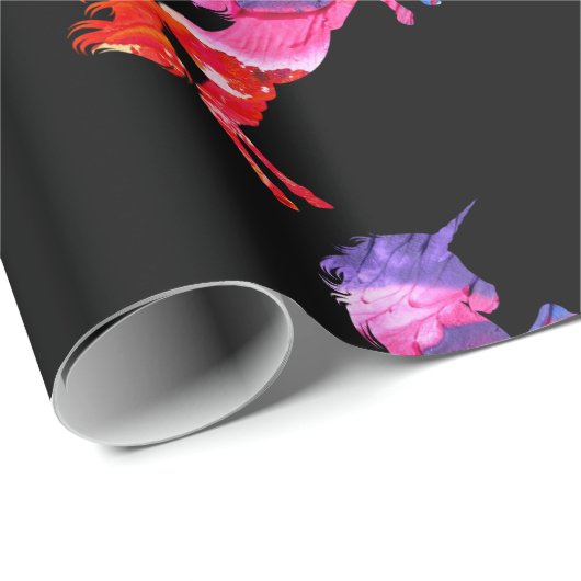 Pferdewackelpapier Geschenkpapier (Rolleneckpunkt)