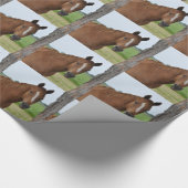 Pferdewackelpapier Geschenkpapier (Ecke)