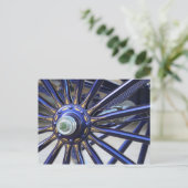 Pferdewagenrad Postkarte (Stehend Vorderseite)