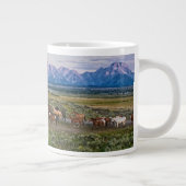 Pferdewanderung Jumbo-Tasse (Rechts)