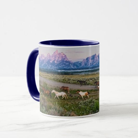 Pferdewanderung Tasse (Vorderseite Links)