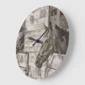 Pferdewange Große Wanduhr (Winkel)