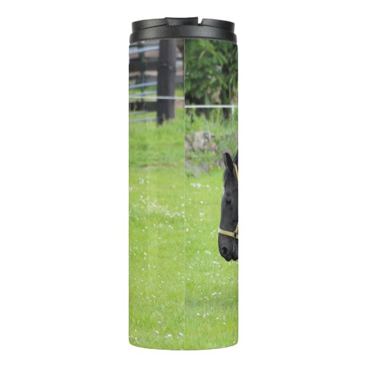 Pferdewäscher Thermosbecher (Rückseite)