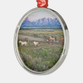 Pferdeweg Ornament Aus Metall (Links)